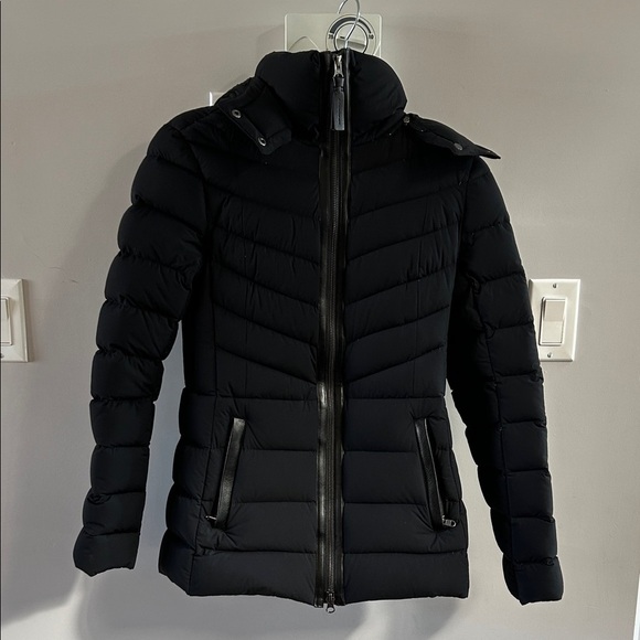 MACKAGE Patsy Quilted Down Coat in Black - Picture 2 of 12